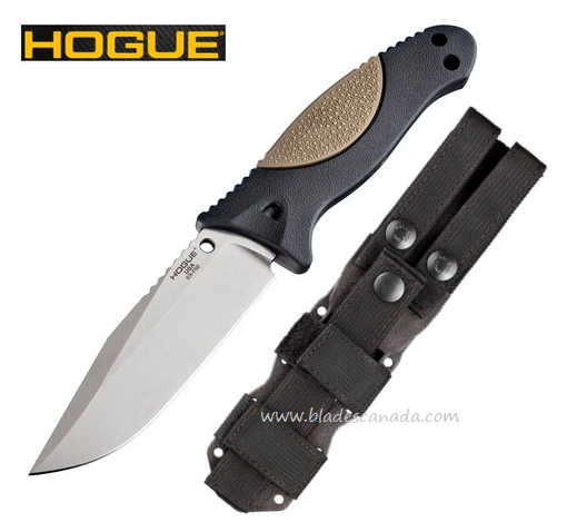 Hogue EX-F02 Fixed Blade Knife, 154CM Steel, Hard Sheath, 35273